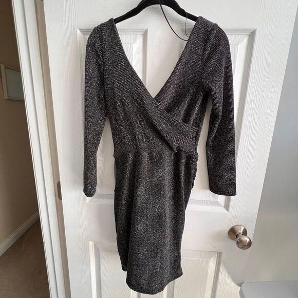 Urban‎ outfitters black sparkly dress Size M - Picture 1 of 5